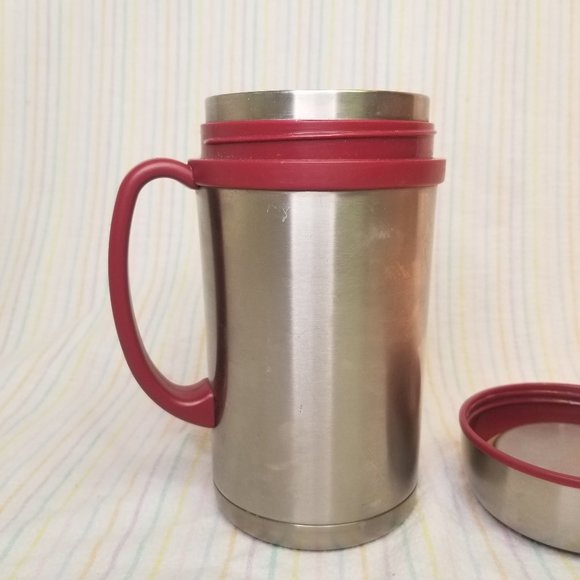 Sun King 0.5L BuBee Stainless Steel Vacuum Handled Thermos Red Made in Taiwan - Picture 8 of 8